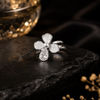 Blossom Bloom white Enamel Ring